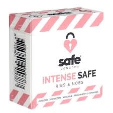 SAFE - Condooms - Ribs & Nobs (5 stuks)