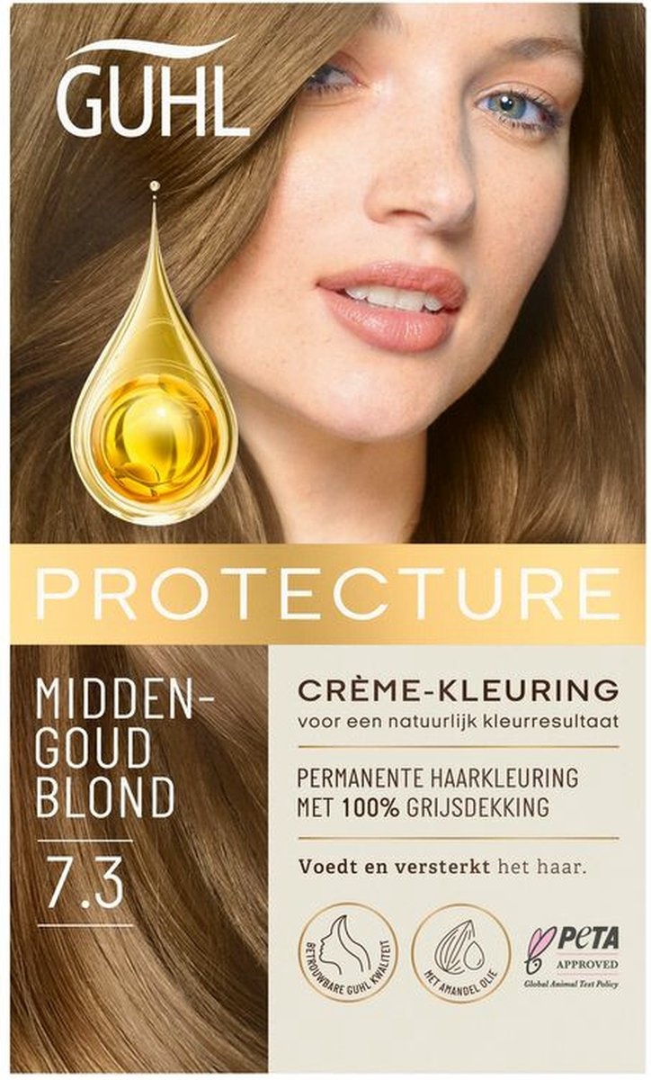 Guhl Natural Colors - 7.3 Midden Goudblond - Haarverf