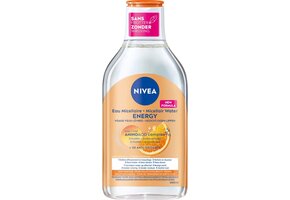 NIVEA Micellair Water Energy - Gezichtsreiniger - Met aminozuren - pH-neutraal - Vitamine C - 400 ml