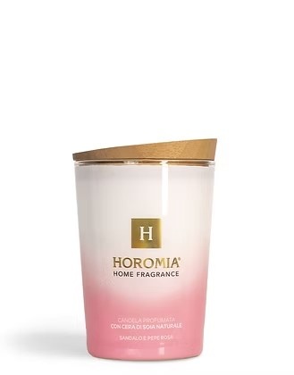 Horomia Geurkaars Sandelhout & Roze Peper 350gr
