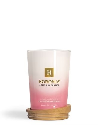 Horomia Geurkaars Sandelhout & Roze Peper 350gr