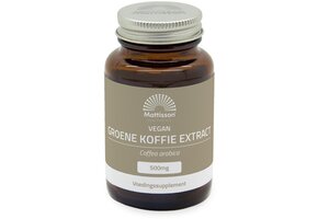 Mattisson - Groene Koffiebonen Extract 500mg - 60 capsules