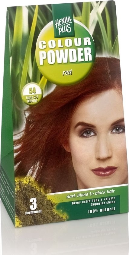 Hennaplus Col Poeder Red 55 - Haarverf