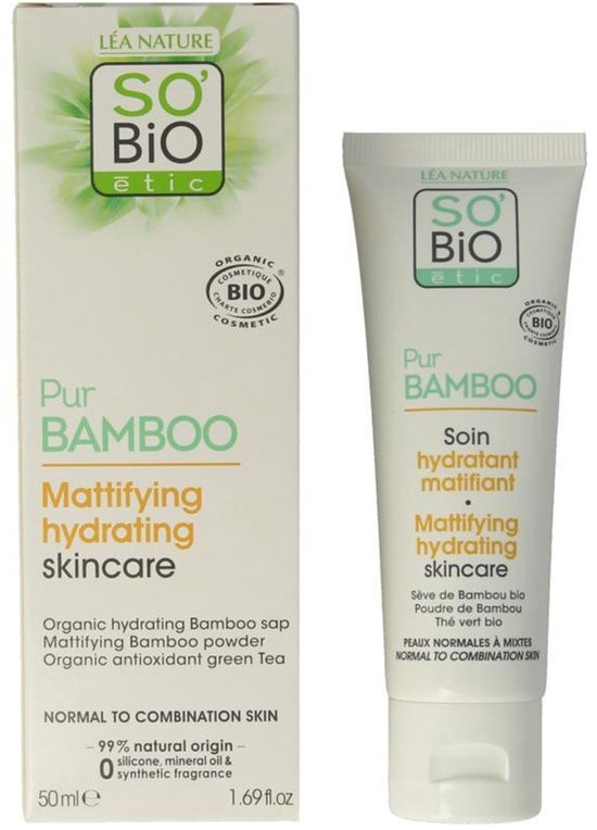 SO’BiO étic Bamboo mattifying hydrating cream 50 ml