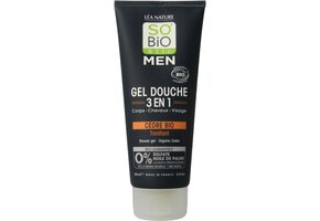 So Bio Etic Showergel for men 3 in 1 cedar 200ml