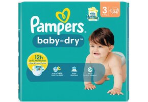 Pampers Baby-Dry Maat 3 (6-10 kg) pak á 35 luiers