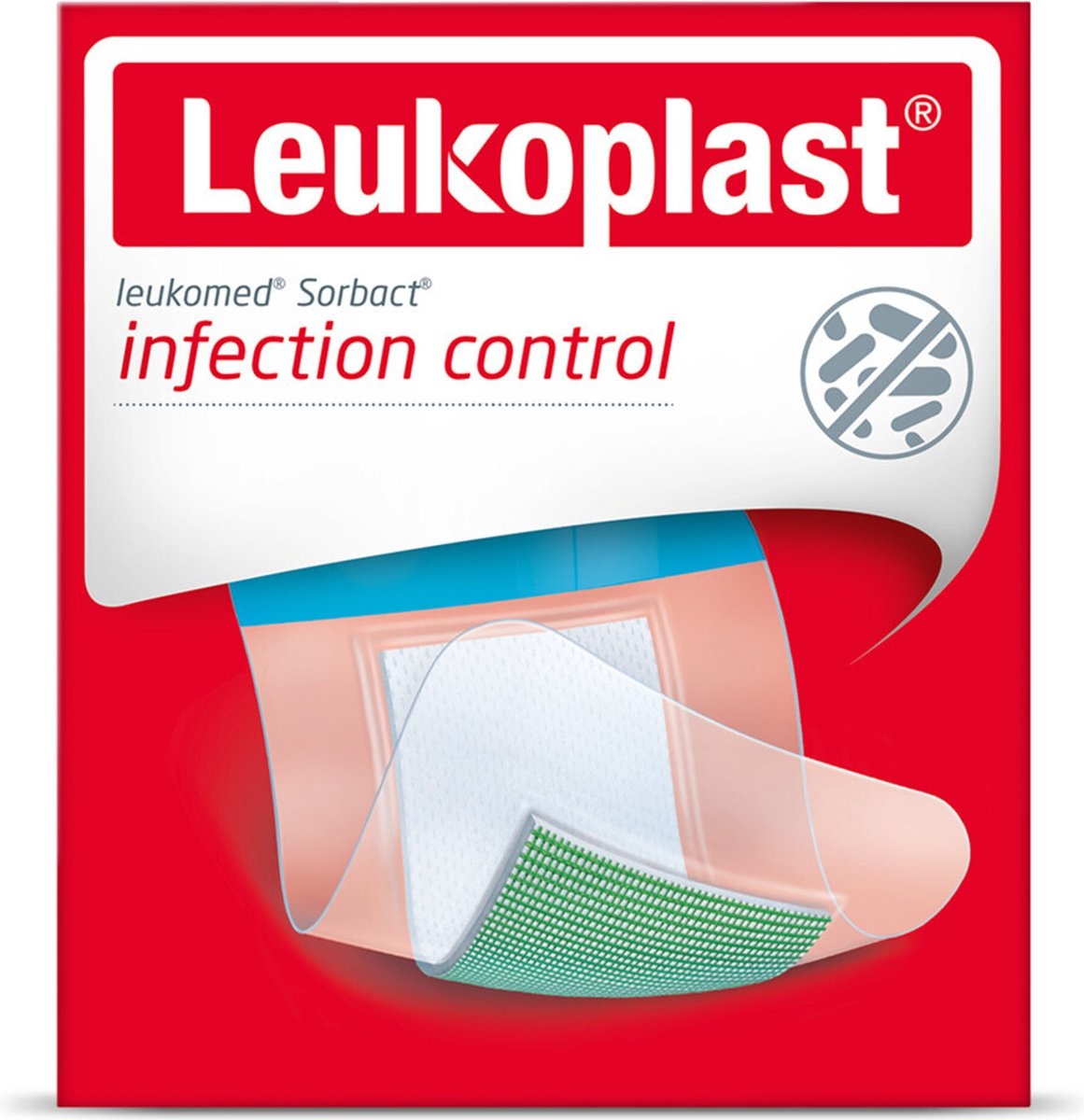 Leukoplast Hechtpleister leukomed sorbact 8 x 10cm 3 Stuks