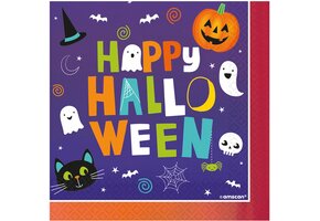 RIETHMULLER - 16 Halloween Friends papieren servetten 33x33 cm