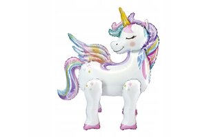 Amscan 3D Shape Eenhoorn folieballon 55x63cm