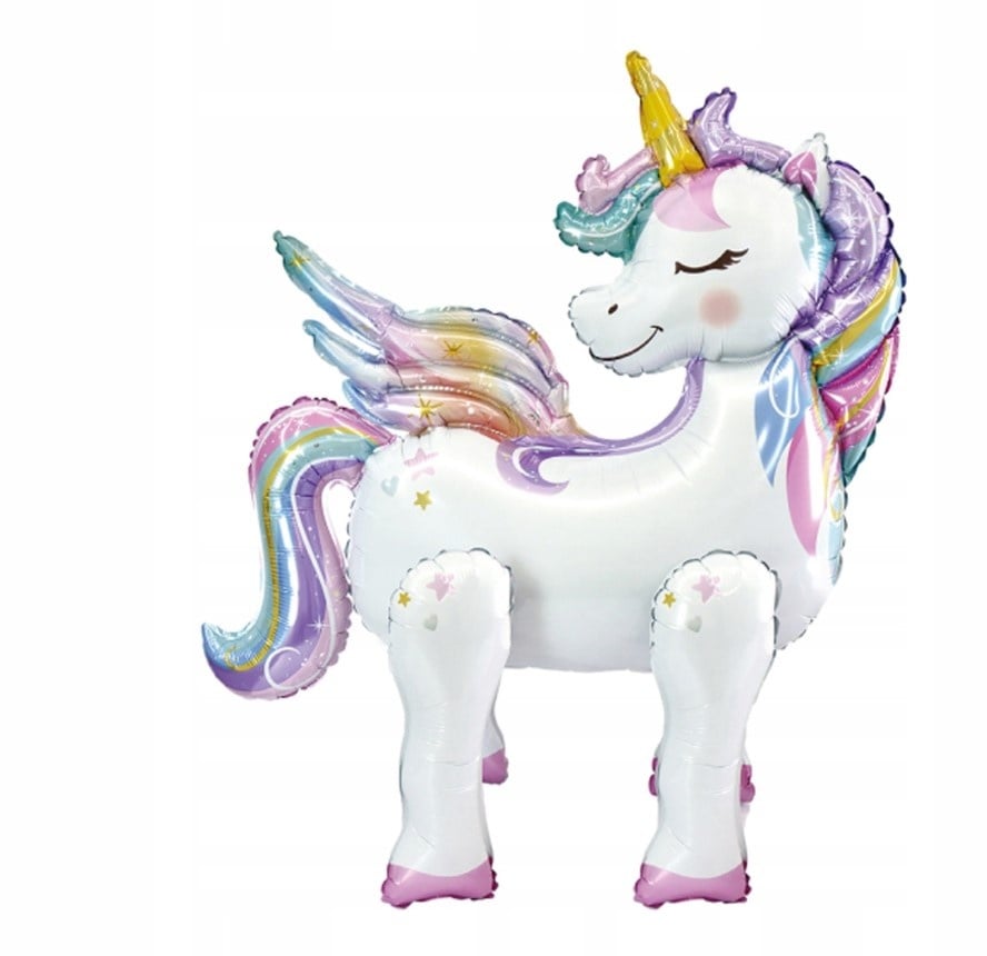 Amscan 3D Shape Eenhoorn folieballon 55x63cm