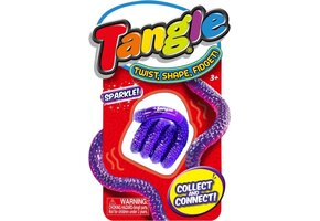 Tangle Jr. Sparkle Purple - Fidget Toy - Paars - Voor jongens en meisjes - Geschikt vanaf 3 jaar