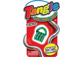 Tangle Jr. Metallic Series - Fidget Toy - Emerald Green - Voor Jongens en Meisjes - Geschikt vanaf 3 Jaar