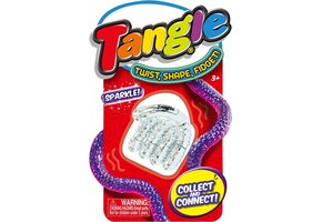 Tangle Jr. Sparkle Silver - Fidget Toy - Zilver - Voor jongens en meisjes - Geschikt vanaf 3 jaar