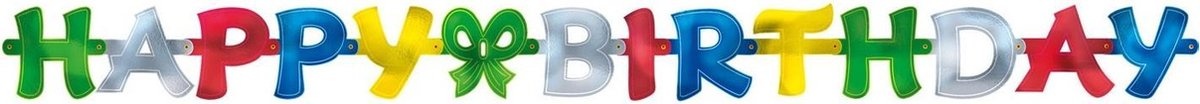 Amscan Slinger 'Happy Birthday' 140 X 11 Cm