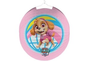 Amscan Paw Patrol Roze Lampion 25cm doorsnede