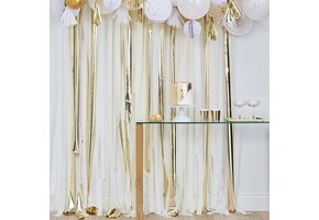 Ginger Ray Backdrop wit/crème/goud