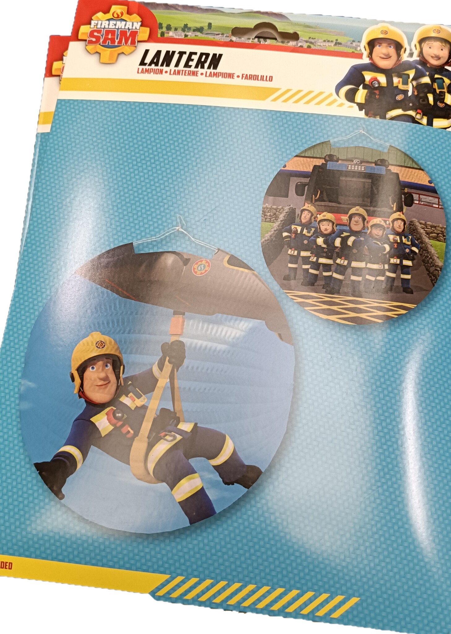 Amscan Brandweerman  Lampion 25cm doorsnede