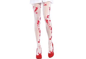 Halloween Bloedvlekken panty's voor dames