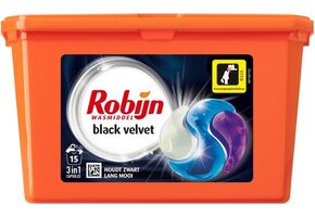 Robijn Wascapsules 3-in-1 Black Velvet 15 Stuks