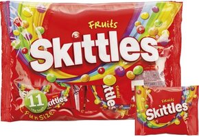 Skittles Fruits uitdeelzak 11 x 18 gram | Fruitsnoepjes