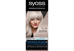 Syoss Haarverf 12-59 Cool Platinablond | Permanente haarkleuring