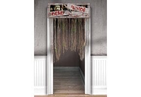 Halloween Deurgordijn stof Dead Inside 137 x 96 cm