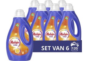 Robijn Vloeibaar Wasmiddel - Color - 6 x 20 wasbeurten