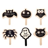 Halloween Trick or Treat bordje - 1 exemplaar assorti uitgeleverd