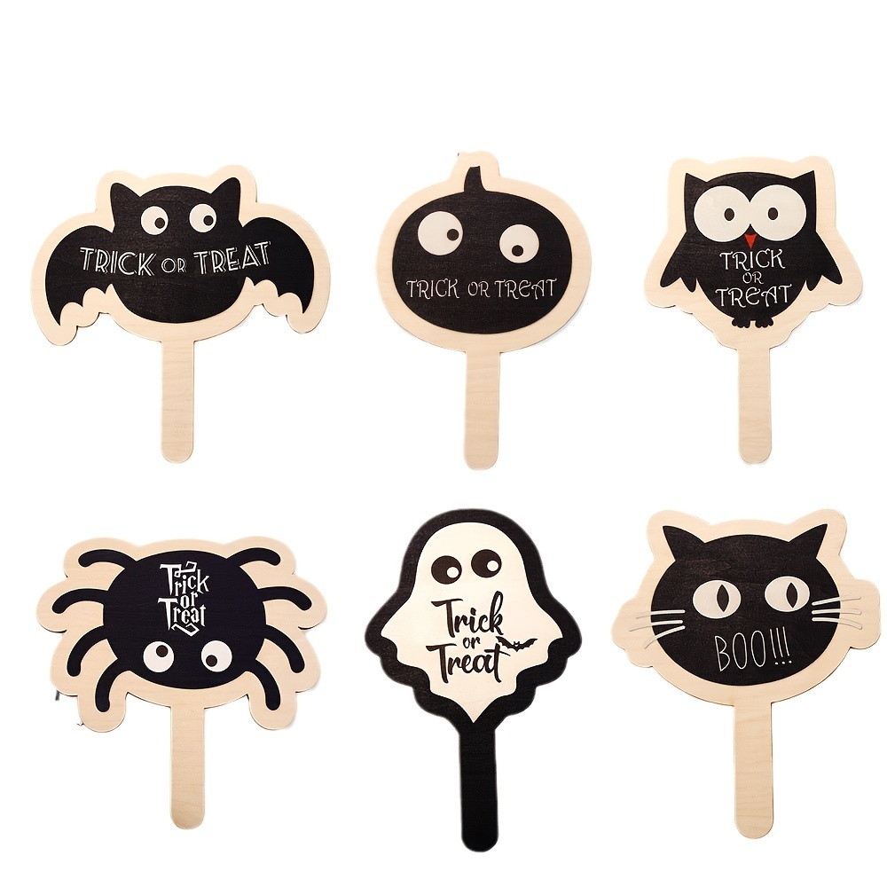 Halloween Trick or Treat bordje - 1 exemplaar assorti uitgeleverd