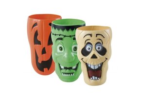 Halloween beker - 1 exemplaar assorti uitgeleverd