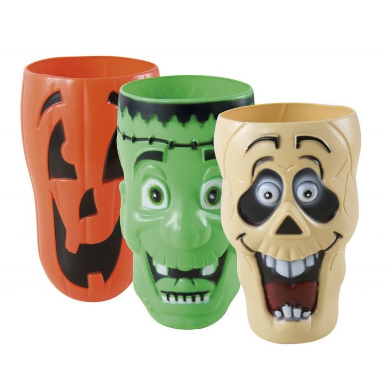 Halloween beker - 1 exemplaar assorti uitgeleverd