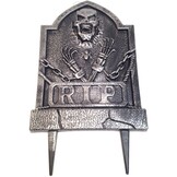 Amscan Grafsteen kunststof - 1 exemplaar assorti uitgeleverd