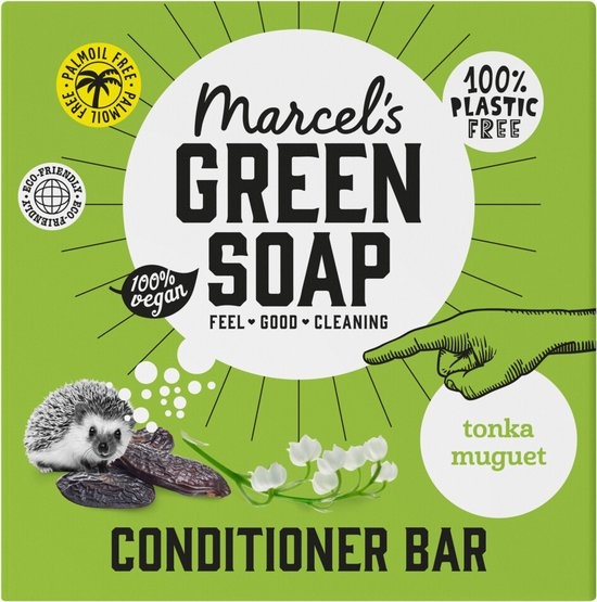 Marcel's Green Soap Conditioner Bar Tonka & Muguet - 60 gr