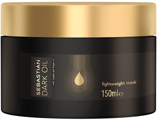 Sebastian Professional - DARK OIL - Dark Oil Mask - Haarmasker voor alle haartypes - 150ML.