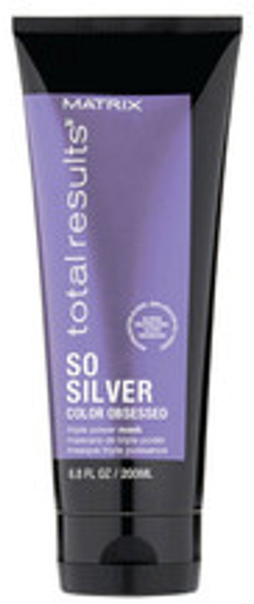 Matrix So Silver Mask – Verzorgend en kleurneutraliserend masker voor blond, grijs en wit haar – 200 ml