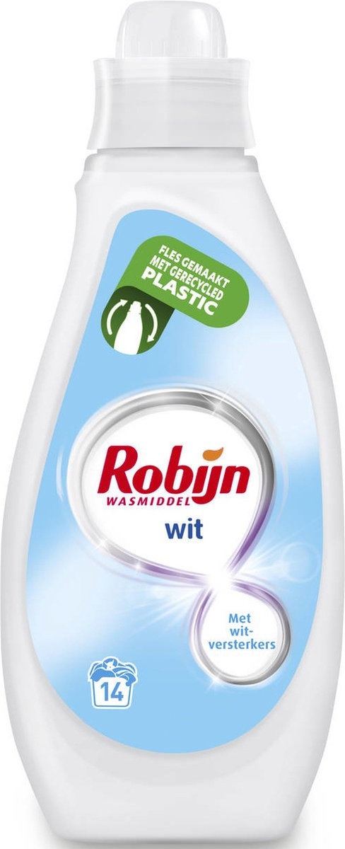 Robijn Vloeibaar Wasmiddel | Wit | 14 wasbeurten | 700ML