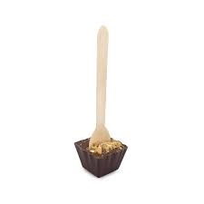 Chocolade spoon choco-nougat doos a 20 stuks