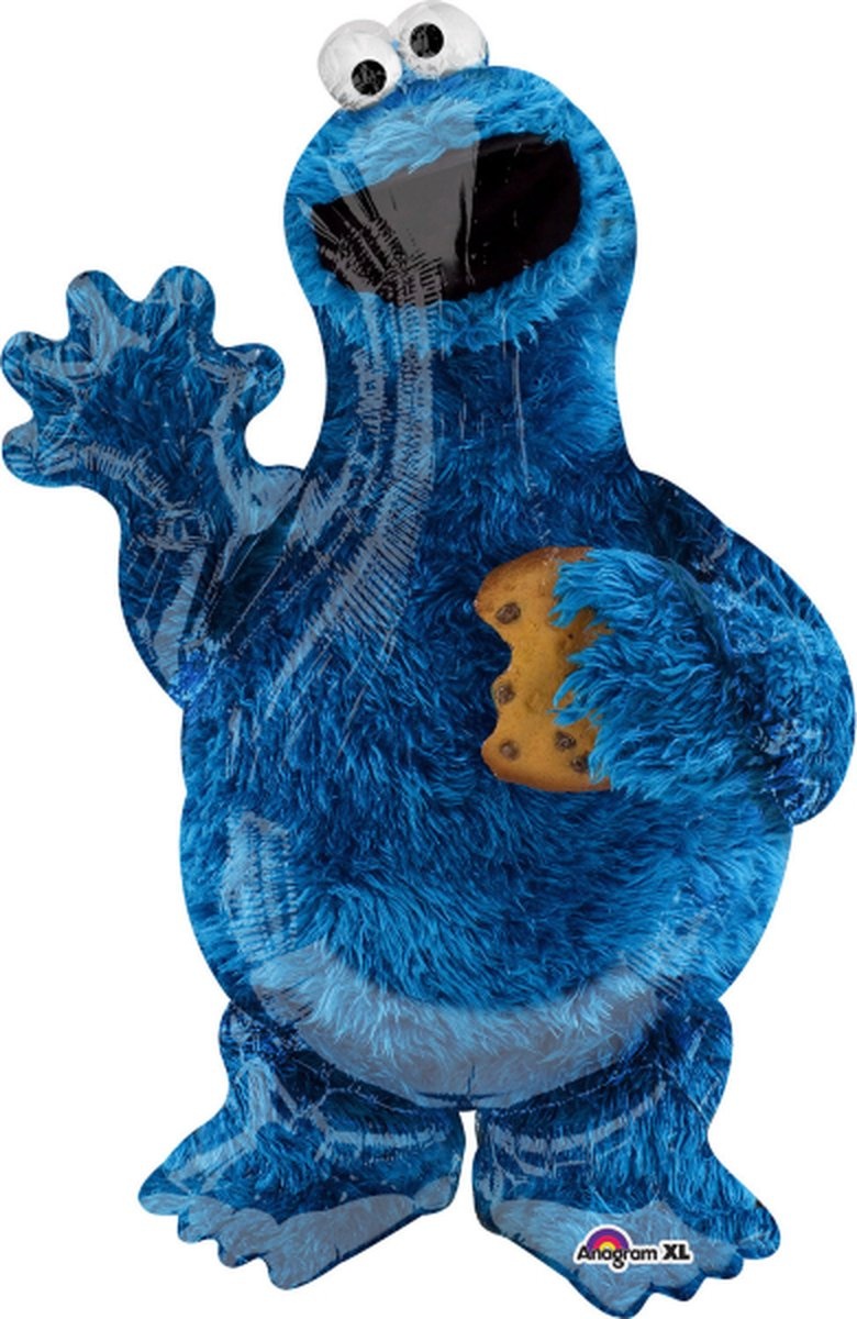 Amscan - Folieballon supershape Koekie monster (88 cm)