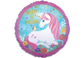 Amscan Magische eenhoorn Ella folieballon 43cm