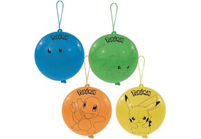 Amscan Pokémon Punchballonnen - 4 stuks