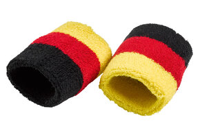 Amscan Zweetbandjes Duitse vlag - 2 stuks