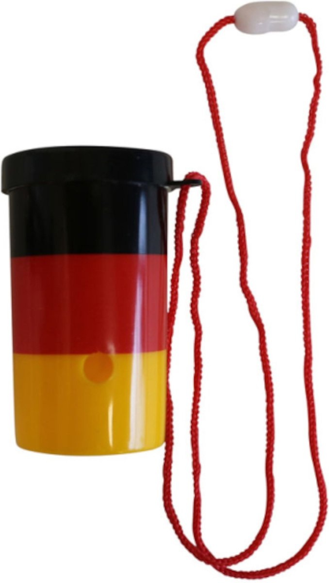 Amscan Mini-toeter Duitsland Rood/zwart/geel