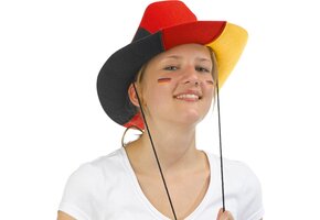Amscan Cowboy hoed Duitsland - WK Voetbal