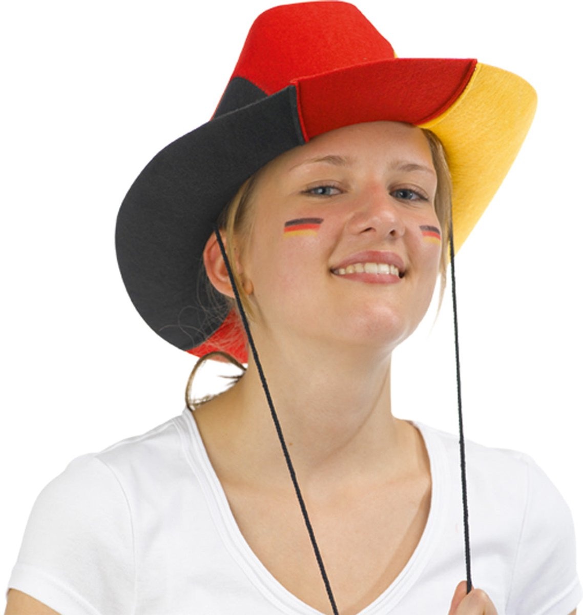 Amscan Cowboy hoed Duitsland - WK Voetbal