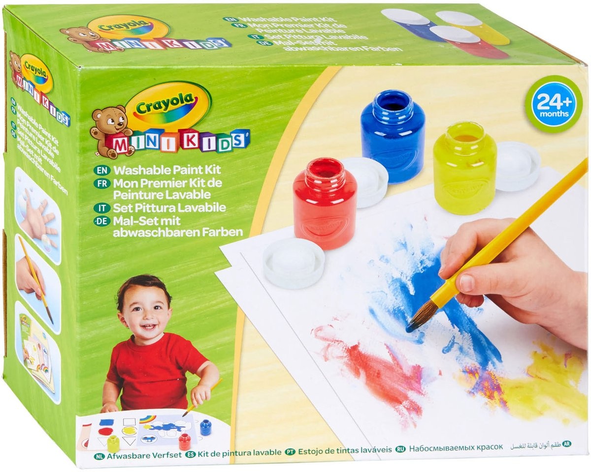 Crayola Mini Kids Afwasbare Verfset