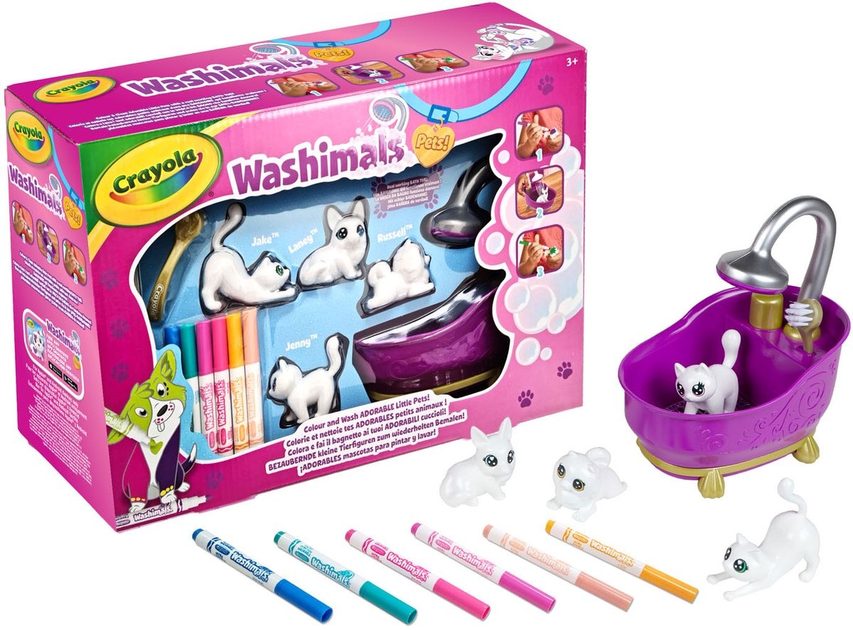 Crayola - Washimals - Hobbypakket - Activiteitenset Kleuren Met Dieren Voor Kinderen