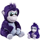Animagic Tiki and Toko Gorillas - Interactieve Knuffels - Inclusief geluiden en bewegingen