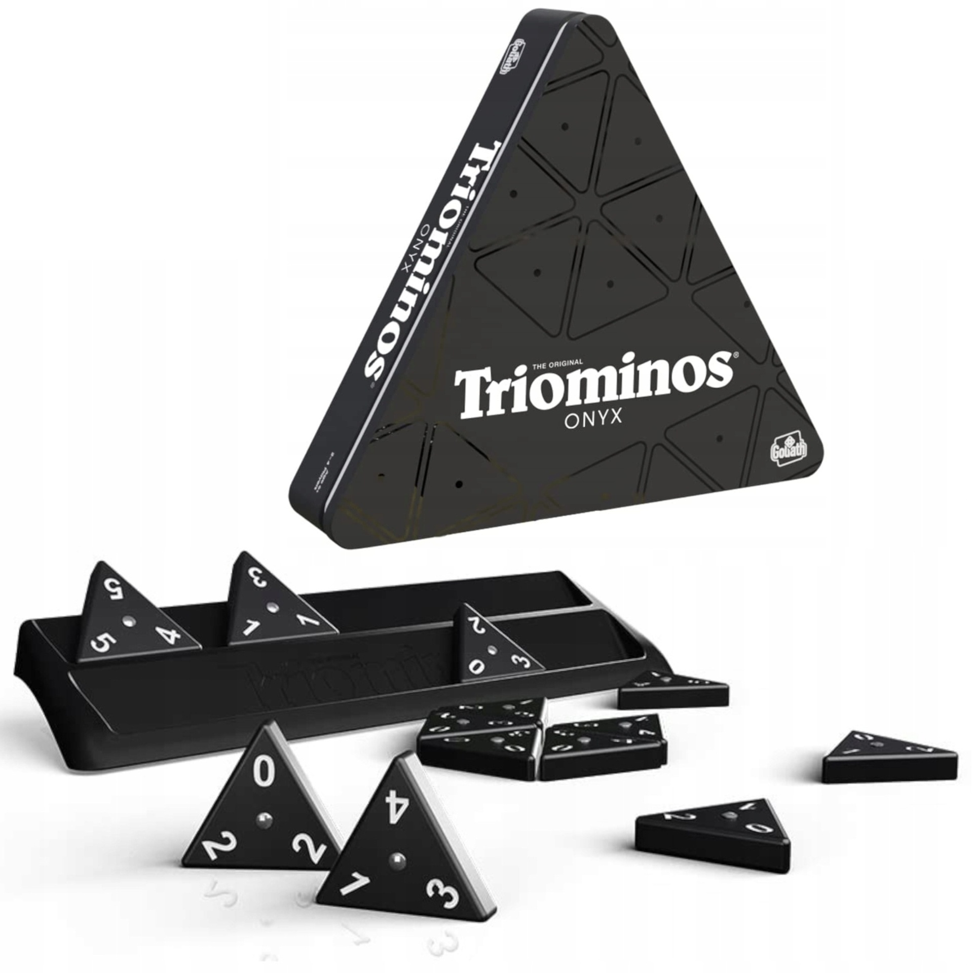 Triominos Onyx Luxe Bordspel voor 2 tot 4 Spelers