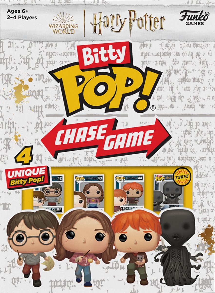 Funko Games Bitty Pop! Chase Game Harry Potter - Bordspel met unieke Pops