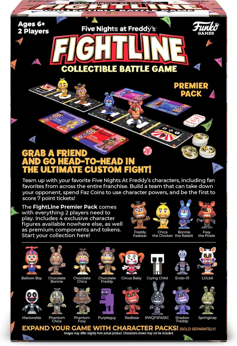 Funko Games Five Nights at Freddy's FightLine Premier Set - Kaartspel - Verzamel alle figuren!